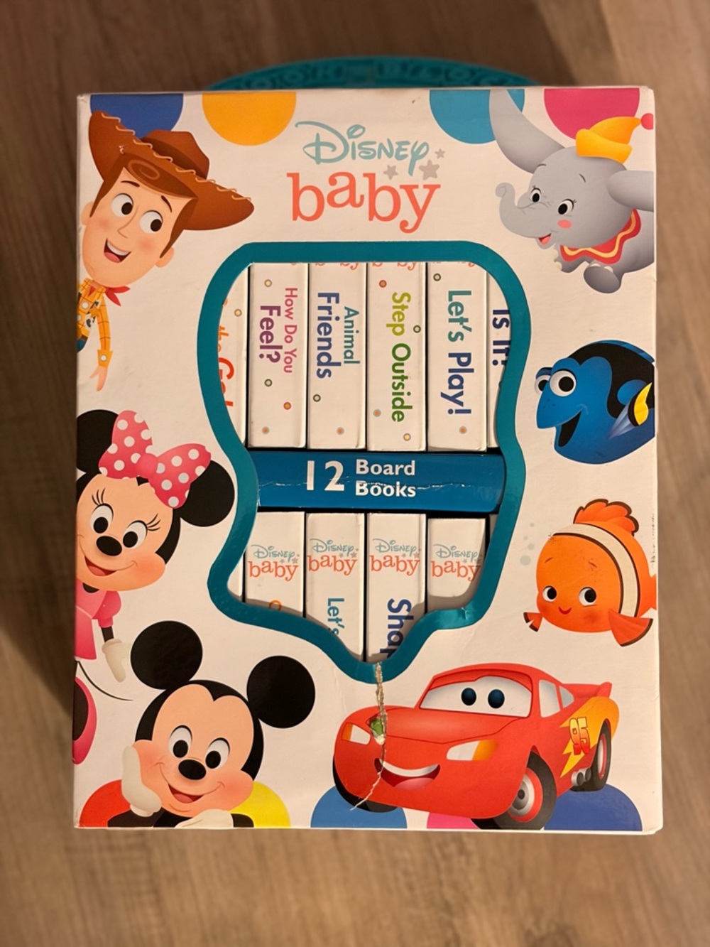 Disney Baby Board Book Set - Blue, Red, Yellow, Orange, Pink, Black, White